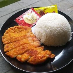 Ayam Katsu   Nasi