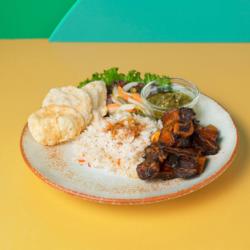 Grilled Ribs Nasi Goreng Kecombrang