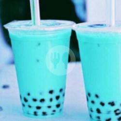 Boba Drink Vanilla Blue