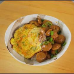 Nasi Telur Bakso Sous Barbeque