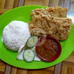 Nasi Tempe Mendoan  Sambal Bawang