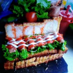 Dobel Sandwich Sosis Mini