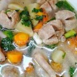 Sop Ceker Bakso Setan