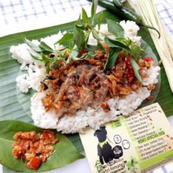 Nasi Bakar Teri Rica (s)