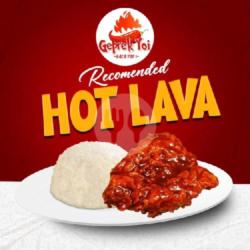 Nasi Ayam Spicy Hot Lava