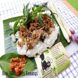 Nasi Bakar Teri Kemangi (m)