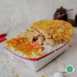 Paket Nasi Kulit Telur Crispy