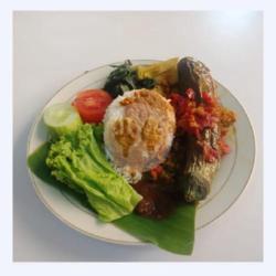 Nasi Padang Terong Ungu Balado   Perkedel Kentang