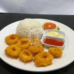 Nasi Cumi Goreng Tepung