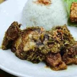 Nasi Paru Sapi Sambal Hijau