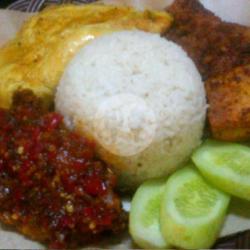 Paket Ayam Penyet   Telur Dadar