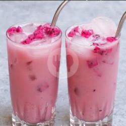 Dragon Fruit Milk Ice