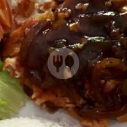 Ayam Geprek Saus Barbeque