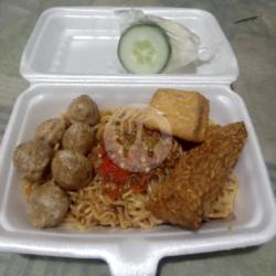 Mie Geprek Bakso Goreng(tanpa Nasi)