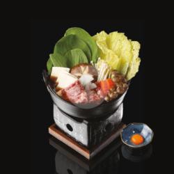 Beef Nabe (yaki Udon / Spicy / Sukiyaki With Onsen Egg)