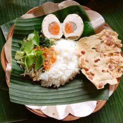 Paket Sego Pecel Telur Asin