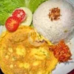 Nasi   Telor Dadar Smbal Bawang