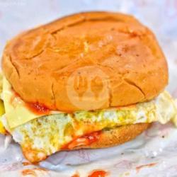 Burger Telur Keju