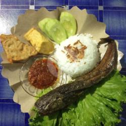 Pecel Lele   Nasi