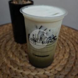 Iced Green Tea Jelly Latte