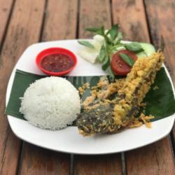 Nasi Lele Kremes  Tahu   Tempe Free Oasis