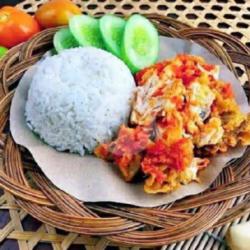 Ayam Sayap Sambal Terasi Jeruk Nasi