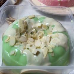 Melon Cheese Pudding / Puding Melon Keju