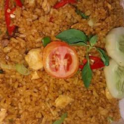 Nasi Goreng Ayam   Telur Dadar   Pete   Pedas