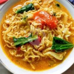 Mie Kuah Setan Menjerit  Sayur Popay