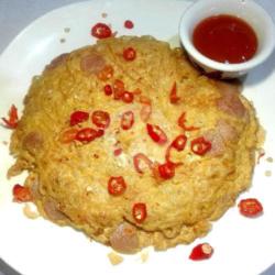 Martabak Mie 2 Telur (omlet)