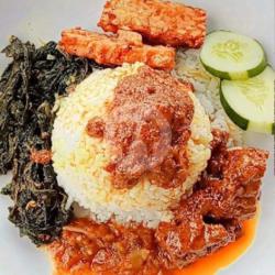 Paket Nasi Rendang Daging