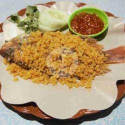 Ikan Bawal Kremes   Nasi