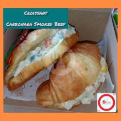 Croissant Carbonara Smoked Beef