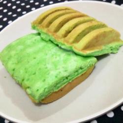 Kue Pancong Pandan Keju Coklat Susu