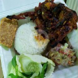 Lalapan Puyuh Bakar   Nasi