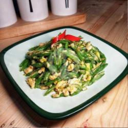 Bi.02 Tumis Buncis Telur (stir-fried String Beans With Egg)