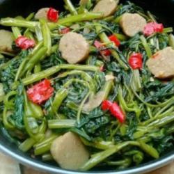 Cah Kangkung Bakso Dadakan ( Pedas/sedeng)