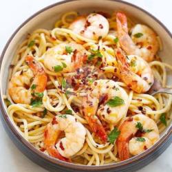 Prawn Aglio E Olio