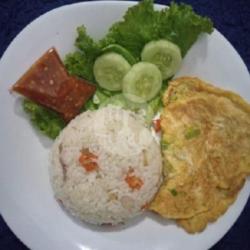 Nasi Liwet Telor Dadar