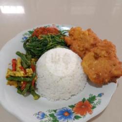 Nasi Bergedel Jagung   Syur   Esteh