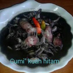 Cumi-cumi Kuah Hitam   Nasi