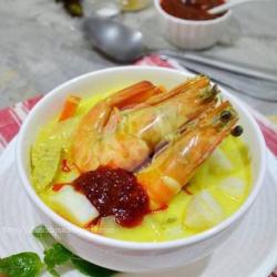 Soto Udang Saja Gratis Teh Manis Dingin