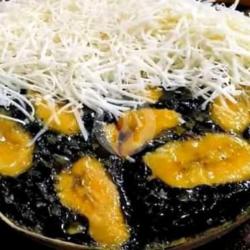 Black Forest Keju Pisang   Susu