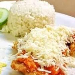 Paket Ayam Penyet ( Paha Atas ) Keju