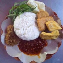 Nasi Tempe .nasi Ampela Ati .nasi Bebek