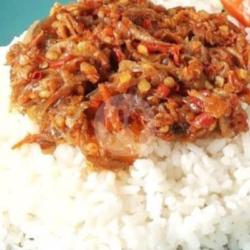 Nasi Lauk Asin Teri Medan Kacang Free Tempe/kerupuk