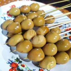 Sate Telur Puyuh Goreng