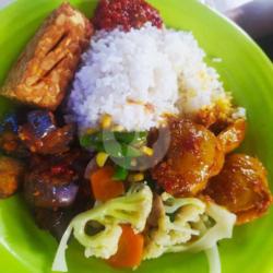 Nasi Jengkol Tempe Terong Capcai