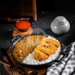 Nasi Chicken Katsu Kari Japanese