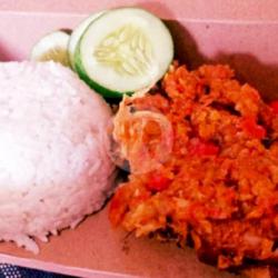 Paket Chicken Geprek Sayap  Nasi